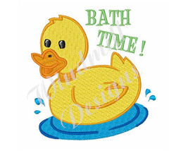 Bath Time Rubber Duck - Machine Embroidery Design - £2.78 GBP