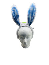 Easter Gingham Bunny Ear Headband 4 Plus - $14.73