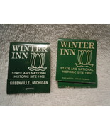 Motel Match Books Winter Inn Greenville Michigan - $8.99