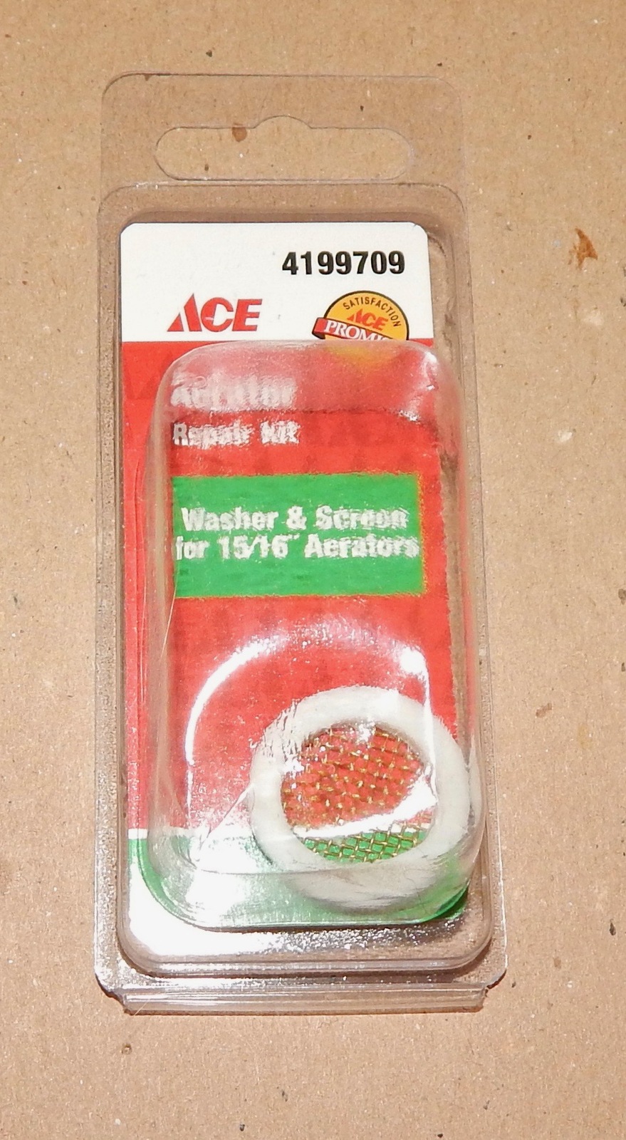 Ace Hardware Aerator Repair Kit Washer &amp; Screen For 15/16&quot; Aerators 4199... - $6.49