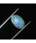Natural Ethiopia White Fire Opal Oval Shape Loose Gemstone For Jewelry M... - $38.99