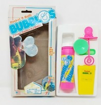 VTG Pocket and Bath Bubblos  - Bubbles Set Toy Toi NOB Parents Corner 1986 Prop - £13.98 GBP