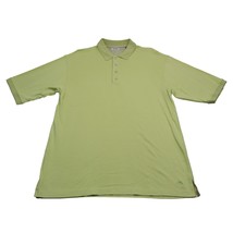 Nat Nast Shirt L Mens Green Polo Short Sleeve Golf Casual Button Up - $18.69