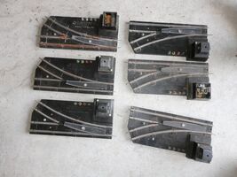 Lot of 6 Vintage S American Flyer Track Switches for Parts or TLC - $42.57