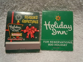 Motel Match Books Holiday Inn &amp; Holiday Inn Christmas - $9.99