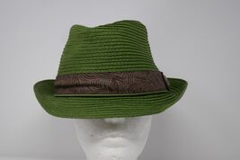 Quiksilver Woven Straw Green Fedora Hat - $24.99