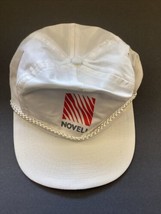 Vtg Novell Networks Hat Computer Software Linux Nerd Employee Baseball Cap - £31.06 GBP