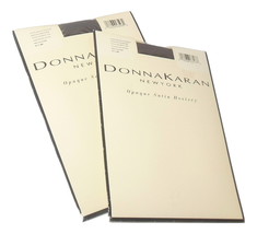 Ladies Donna Karan Pantyhose Dark Chocolate M Opaque Satin Hosiery Opaque Satin - £11.74 GBP
