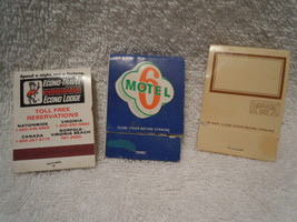 Motel Match Books Econo Travel Lodge Motel 6 &amp; Ramanda Inn - $7.99