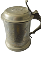 Beautiful Heavy Swedish Beer Stein, 1839, etched, Martin Luther Medallion, Rare - £353.86 GBP