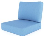 Sunbrella Canvas Air Blue Deep Seating Seat/Back Cushion  - $3,194.37 MXN
