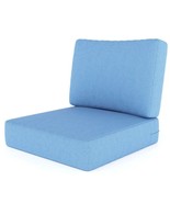 Sunbrella Canvas Air Blue Deep Seating Seat/Back Cushion 