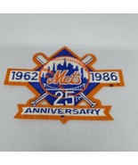 1986 NEW YORK METS 25TH YEAR ANNIVERSARY MLB BASEBALL 4.5&quot; JERSEY SLEEVE... - $16.24 CAD