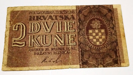 2 kuna 1942 banknote Croatia - £10.27 GBP