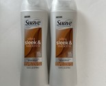 (2) Suave Professionals Sleek &amp; Smooth Shampoo 48h Frizz Control System ... - $28.49