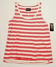 Andrew Marc New York Striped Performance Tank Top Sport Yoga Coral ( M ) - £55.50 GBP
