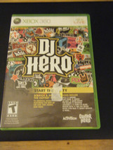 DJ Hero (Microsoft Xbox 360, 2009) - No Turntable Included - £5.12 GBP