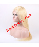 613 blonde straight lace front wig&amp;full lace wigs glueless human hair wigs  - $175.00