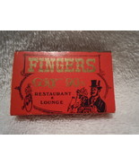 Fingers Restaurant &amp; Lounge Grand Rapids Michigan Matchbox - $3.99