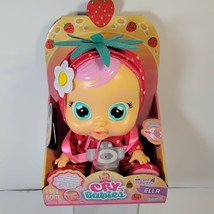 CRY BABIES Tutti Frutti Ella The Strawberry Scented Baby Doll New Pacifier - £19.04 GBP
