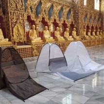 Versatile Monk Meditation Tent &amp; Mosquito Net, perfect for monks, practitioners, - $155.00