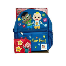 Cocomelon Harness Backpack Cody &amp; JJ Blue New - £15.77 GBP