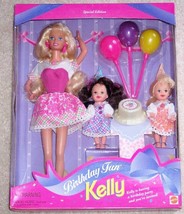 Barbie Kelly Doll 1996 Birthday Fun Gift Set MIB Special Edition Vintage Retired - £62.97 GBP