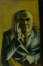 Self portrait with a cigarette - Max Beckmann - Framed Picture 11 x 14 - £26.10 GBP