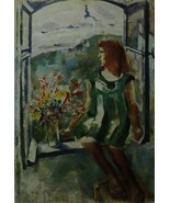 Ida at the Window - Chagall - Framed Picture 11 x 14 - £26.05 GBP