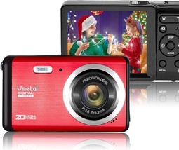 Digital Camera For Kids, 1080P Fhd Camera, Point And Shoot Digital Camera, Red - $42.99