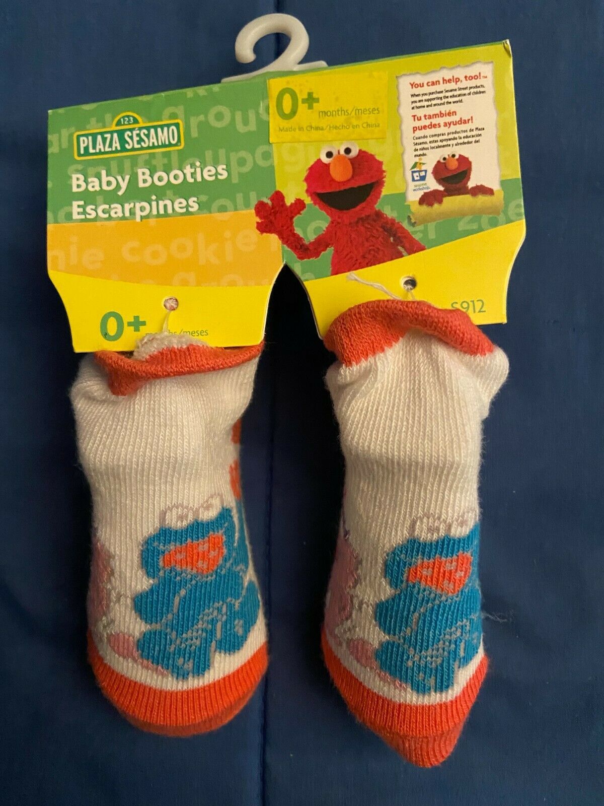 Primary image for Sesame Street Baby Booties 0+ *NEW* Cookie Monster & Animal i1