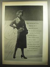 1951 Lord &amp; Taylor Ad - Suit Dress by Mary Kay Dodson for Colleeen Origi... - $18.49
