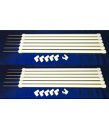 12 Weave Poles &amp; 12 Jump Cups, Dog Agility Equipment, Stick in the Groun... - $79.56 CAD