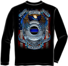New Law Enforcement Fallen Officers Long Sleeve T-SHIRT Police Dept Shirt - $24.95