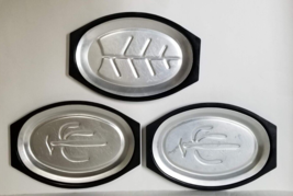 3 Nordic Ware Sizzler Steak Fajita Platter Plate Cactus Platter Holder Lot - £12.99 GBP