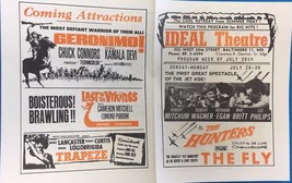 THE FLY BIG RED THE HUNTERS vintage 1958 handout for Ideal Theatre (Hamp... - $10.88