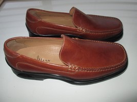 Cole Haan Full Grain Leather Loafer Men’ Shoes Cognac Toast 7.5M or 8D (labeled  - £51.90 GBP