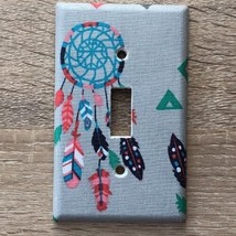 DREAM CATCHER Feather Light Switch Plate Cover outlet wall home decor ki... - $10.49