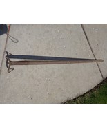 Vintage 3 Pronged 43 ¼ Inch Long Cultivator Hoe  with 41” Wooden Handle ... - $80.93 CAD