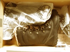 New Timberland Womens Mount Hope Black Winter Boots Shoes 6.5 Medium (B,M) - $144.99