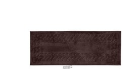 22&quot; x 60&quot; Herringbone Runner Brown - £14.84 GBP