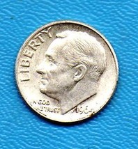 1964 D Roosevelt Silver Dime Moderate Wear - £5.49 GBP