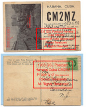 1938 Photo Postcard from Habana/ Havana CUBA QSL CM2MZ Ricardo R del Monte - £55.07 GBP