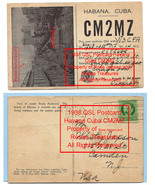 1938 Photo Postcard from Habana/ Havana CUBA QSL CM2MZ Ricardo R del Monte - £55.12 GBP
