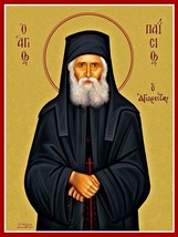 Orthodox icon of Saint Paisios the Athonite - £150.22 GBP+