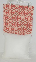 Split P Amelia 2505054CVR Red White Zippered  Cover 18 Inch Polyester Pillow image 2