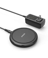 Fast Qi Wireless Charging Pad with Power Adapter for iPhone and Galaxy - $54.44