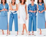 Simplicity Easy-to-Sew 4552 Plus Size Skirt, Pants, Dress, and Scarf Sew... - £3.87 GBP