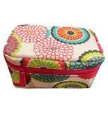 Thirty-One Small Jewelry Travel Case Pink Floral - $298.74 MXN