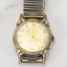 Bulova Wrist Watch Vintage 1950&#39;s L1 Flex Band Working Men - $127.39